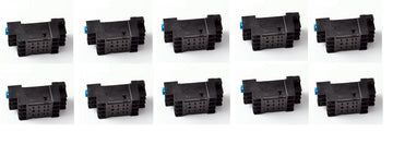 10 Support relais 11 pins PYF11A pour relais MY3 MY3NJ MY3N-J HH53P HH53P-L H3Y-3 ECLATS DESTOCKAGE