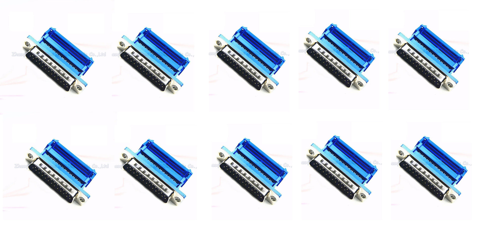 10 x Connecteur male D-SUB DB25 25 broches Port parallèle IDC cable nappe plate ECLATS DESTOCKAGE