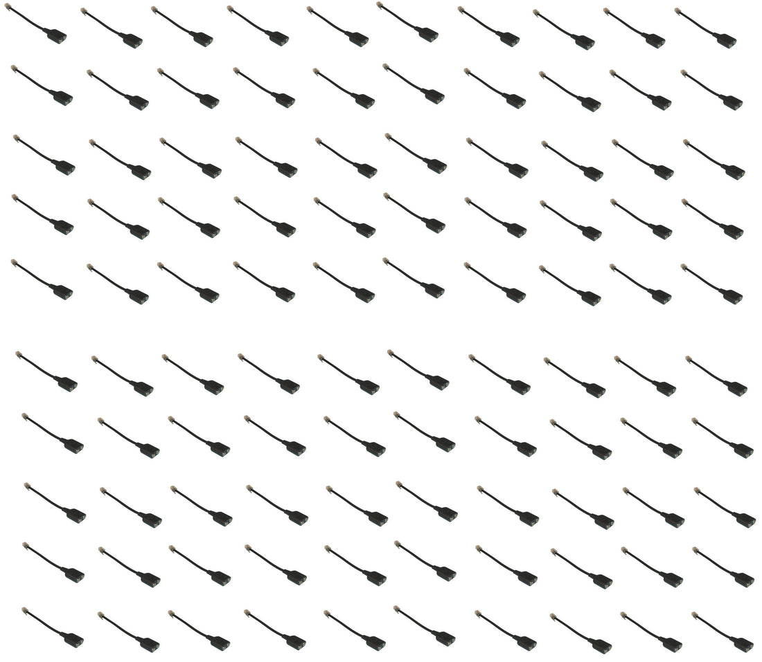 100 Adaptateur pour casque telephone cisco 7970 7971 7971G 7975 7975G rj2 rj9 3,5mm ECLATS DESTOCKAGE