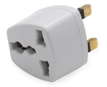 100 pcs adaptateur uk convertisseur de prise universel de voyage us/eu/japan/ vers uk 3 broches - ECLATS DESTOCKAGE