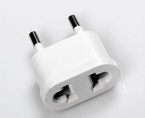 1000 Adaptateur blanc prise electrique secteur voyage us vers fiche euro chine japon canada - ECLATS DESTOCKAGE