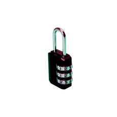 Cadenas antivol combinaison code numero 3 chiffres 25mm fermeture ouverture securisee 080749