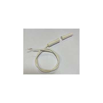Contact nf encastre 9mm blanc 2 fils detecteur ouverture capteur magnetique pour alarme