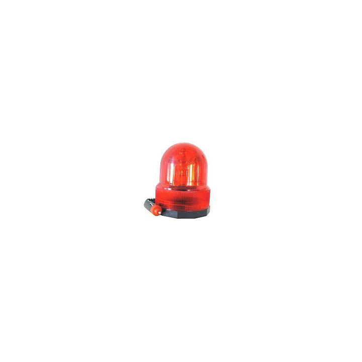 Gyrophare electrique magnetique 12v rouge girophare feu tournant lumineux rotatif aimantee aimant