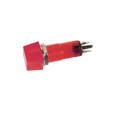 Voyant carre 11.5 x 11.5mm 220v rouge indicateur ccaf220rbl signal lumineux