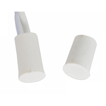 Contact encastre nf encastrable 2 fils 9mm 10mm blanc detecteur ouverture capteur magnetique alarme