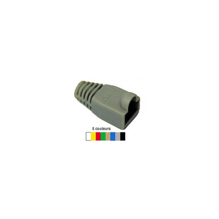 Manchon beige pour fiche 8p8 rj45 co8p8manchonbe