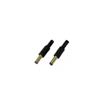 Fiche jack male alim ø 2.5mm lg 9mm alnesj25 coaxiales à 2 pôles