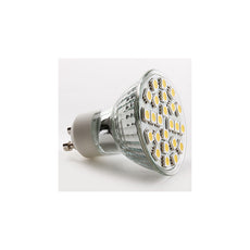 Ampoule gu10 24 led 5w smd 5050 spot blanc chaud basse conso 220v 240v eclairage lumiere
