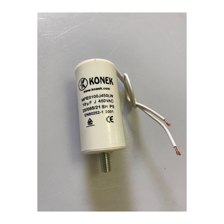 Condensateur electrique cbb60 condo fil 10mf 10 mf micro farad cbb60 450v cable demarrage moteur