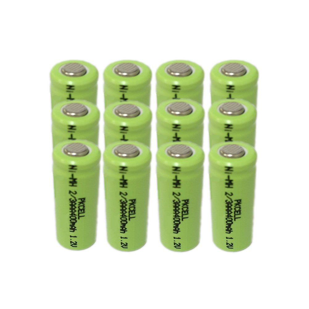 12 Batterie rechargeable 2/3AAA ni-mh 400mAh 1.2v Classe énergétique A++ nimh avec cosse a souder ECLATS DESTOCKAGE