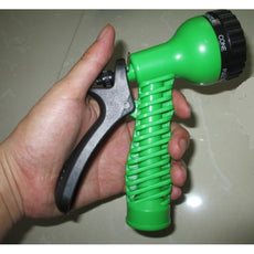 Pistolet d arrosage a visser multifonction 4 jets pour tuyau extensible x hose brumisateur gâchette