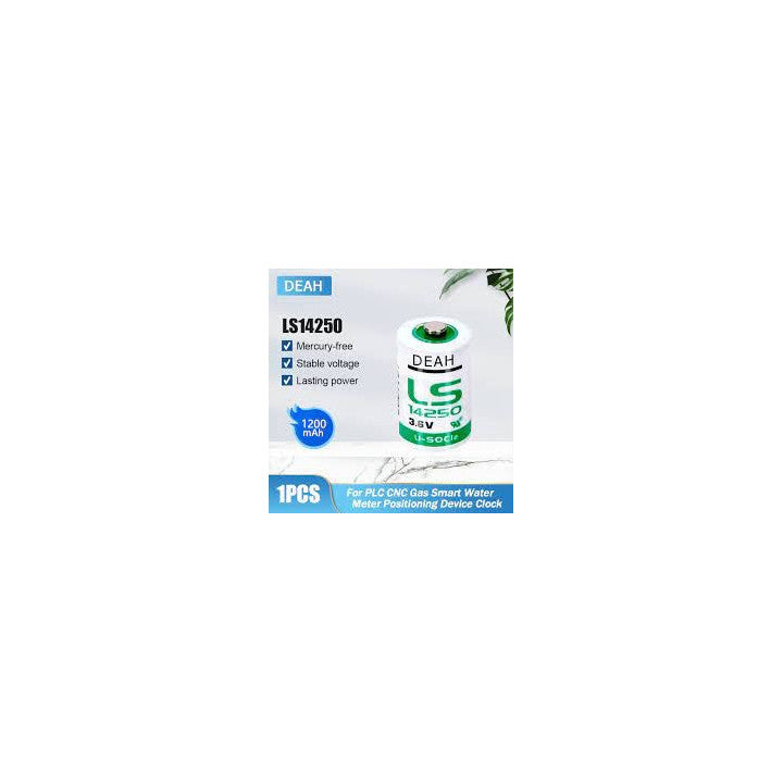 Pile lithium 3.6v 1/2 aa ls14250 tl5902 tl5151 lr14250 tl4902 ls 14250 lct1200 sl350 sl750 4943013-6