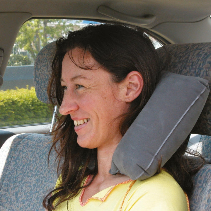 Coussin gonflable voyage avion loisir voiture bus pour repos du cou