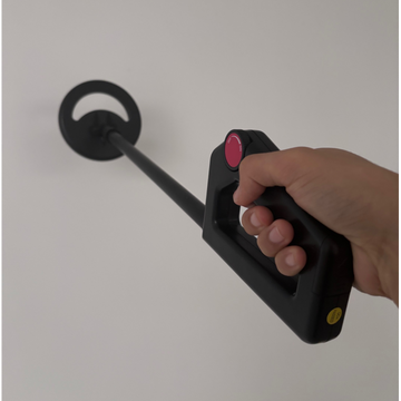 Detecteur de metaux 0.4m max terrain 9v batterie ac chasse a l or bijoux pieces argent ts20