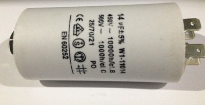 14 µf condensateur pompe de piscine 14µf 14 mf µf micro farad 450v à condo a double cosses - ECLATS DESTOCKAGE