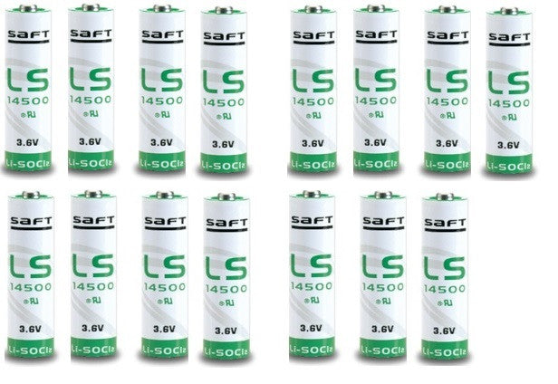 15 pile saft lithium ls14500 souder aa cr14505 er14505 ls-14500 er6h ls14500c ltc17c 3.6v 2400mah ECLATS DESTOCKAGE