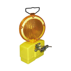 Lampe de chantier 6v lanterne ambre 2 leds eclairage lumiere secour securité routiere as-9801