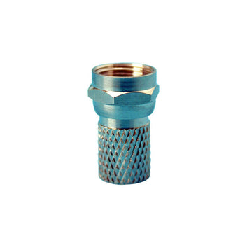 Fiche f a visser 7mm pour coaxial ø7 mm (1 pièce) pour cables rg6/u 75 ohm ø6.5mm radio television