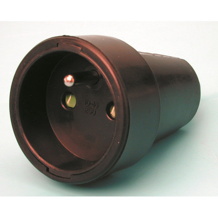 Fiche electrique femelle secteur 220vca 16a electricite branchement acf2b