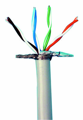 1m cable blindé 4 paires torsadées ftp cat 5e lsoh utp reseau 4x2x0.51mm monobrin non blindé ECLATS DESTOCKAGE