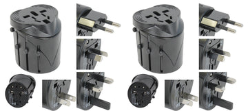 2 Adaptateur universel secteur prise electrique voyage 150 pays europe hq-travel11 usa uk japon suisse ECLATS DESTOCKAGE