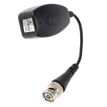 2 adaptateurs BNC Mâle 2 broches Camera bornier Coaxial Balun Vidéo CCTV - ECLATS DESTOCKAGE