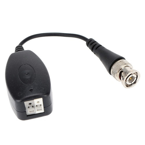 2 adaptateurs BNC Mâle 2 broches Coaxial Balun Vidéo CCTV Camera bornier - ECLATS DESTOCKAGE