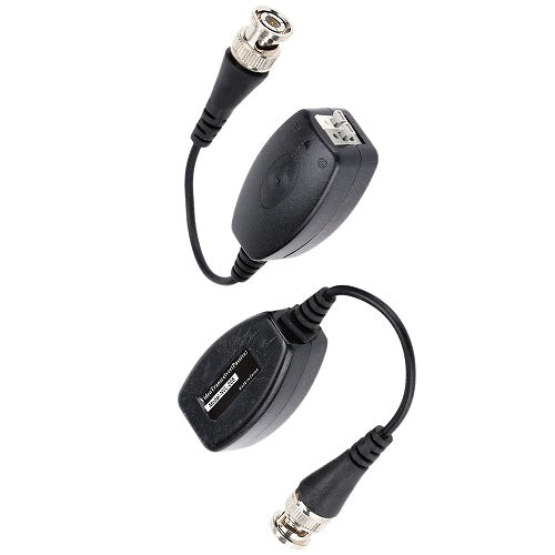 2 adaptateurs BNC Mâle Coaxial Balun Vidéo CCTV Caméra bornier 2 broches - ECLATS DESTOCKAGE