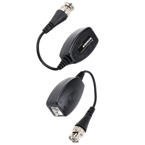 2 adaptateurs BNC Mâle Coaxial Balun Vidéo Connecteur CCTV Caméra bornier 2 broches - ECLATS DESTOCKAGE