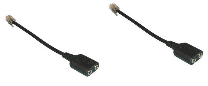 2 adaptateurs casque pour telephone cisco 7945G 7960 7961 7961G 7962G 7965G rj2 rj9 jack 3,5mm ECLATS DESTOCKAGE