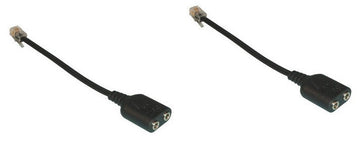 2 adaptateurs casque pour telephone cisco 7945G 7960 7961 7961G 7962G 7965G rj2 rj9 jack 3,5mm ECLATS DESTOCKAGE