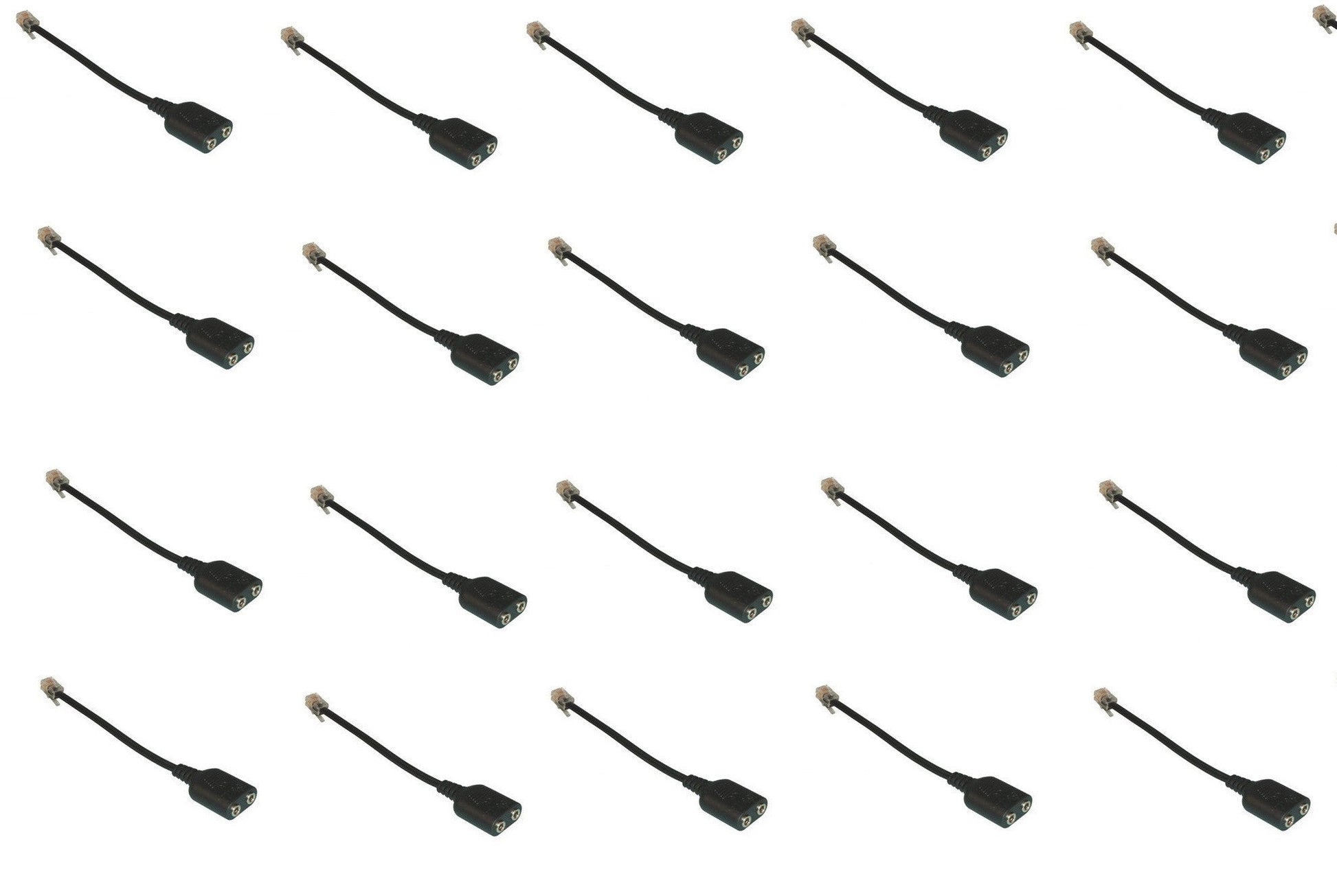 20 adaptateurs casque telephone rj2 rj9 jack 3,5mm pour cisco 7931G, 7940, 7941G, 7942G ECLATS DESTOCKAGE