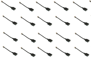 20 adaptateurs casque telephone rj2 rj9 jack 3,5mm pour cisco 7931G, 7940, 7941G, 7942G ECLATS DESTOCKAGE