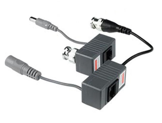 2 Adaptateurs type Mâle BNC Coaxial Balun alim vidéo CCTV Caméra bornier à 2 broches - ECLATS DESTOCKAGE