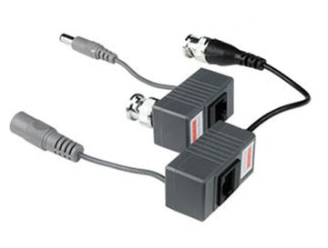 2 Adaptateurs type Mâle BNC Coaxial Balun alim vidéo CCTV Caméra bornier à 2 broches - ECLATS DESTOCKAGE