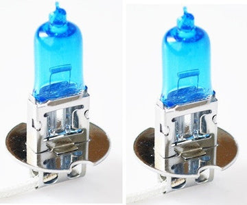 2 Ampoule 12v 55w H3 vision pk22s lampe eclairage lumiere bleu Quartz Verre phare ECLATS DESTOCKAGE