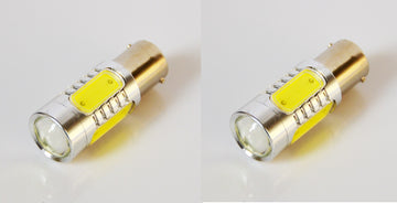 2 ampoule ba15s led lumière blanc ba15s 12v 7.5w p21w smd pour voiture eclairage girophare - ECLATS DESTOCKAGE