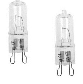 2 ampoule halogene g9 40w 220v 230v 240v claire 28w lumiere eclairage lampe economie energie ECLATS DESTOCKAGE