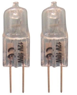 2 ampoules halogenes 10w g4 12v claire ECLATS DESTOCKAGE