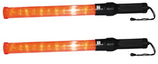 2 batons lumineux rouge signalisation police route circulation voiture automobile avion