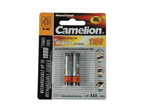 2 batteries rechargeable nimh pile accu aaa/lr3 1.2v lr3 1100mah lr03 hr3c/11 ECLATS DESTOCKAGE