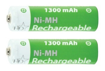 2 batteries rechargeables nimh aa 1.2v 1300 mah hq hq nimh aa 01 accu accumulateur ECLATS DESTOCKAGE