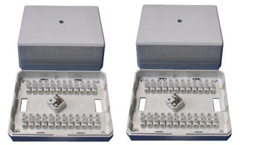 2 Boite jonction autoprotegee pvc bj26 derivation 24 plots jb30 boitier raccordement alarme telephonie ECLATS DESTOCKAGE