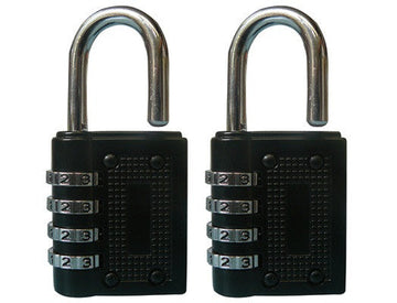 2 Cadenas combinaison 4 chiffres code numero antivols 43mm fermeture ouverture securisee ECLATS DESTOCKAGE