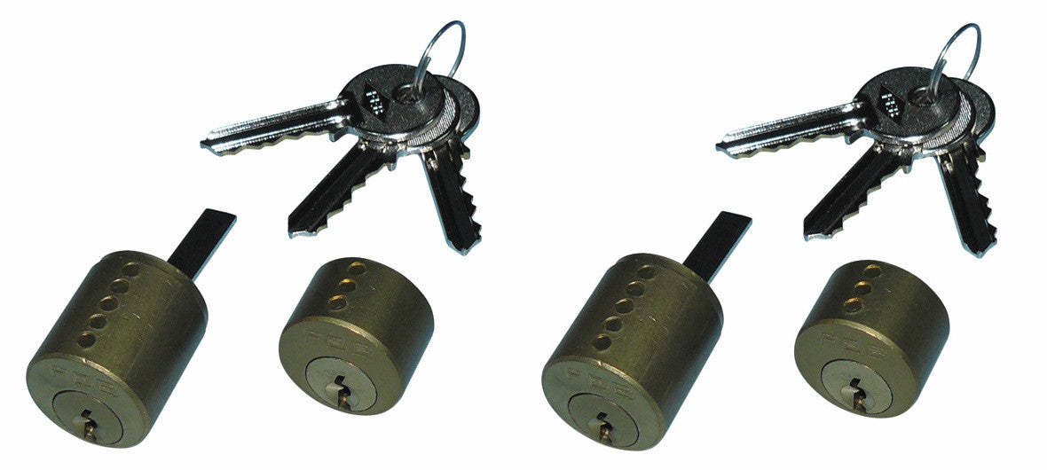 2 Canon cylindre avec 3 cles pour serrure electrique 5001.1z ECLATS DESTOCKAGE