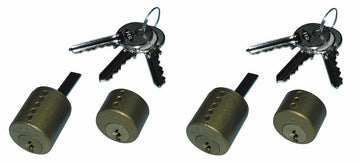 2 Canon cylindre avec 3 cles pour serrure electrique 5001.1z ECLATS DESTOCKAGE
