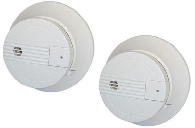 2 detecteur fumee incendie rf en14604 sans fil 433mhz alarme feu radio hf - ECLATS DESTOCKAGE