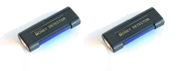 2 Detecteur uv faux billet euro carte bancaire lumiere noire torche lampe pile tube ultraviolet md-03 ECLATS DESTOCKAGE