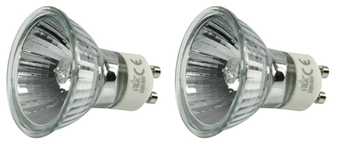 2 lampe electrique gu10 40w 220v spot eclairage lumiere h-gu10-03 ampoule halogene 230v 240v ECLATS DESTOCKAGE